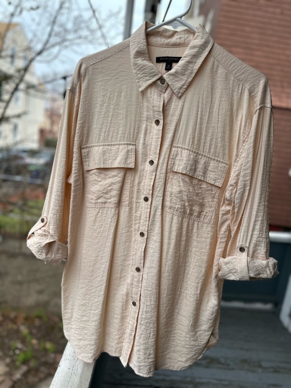 Banana Republic Light Peach Blouse - M
